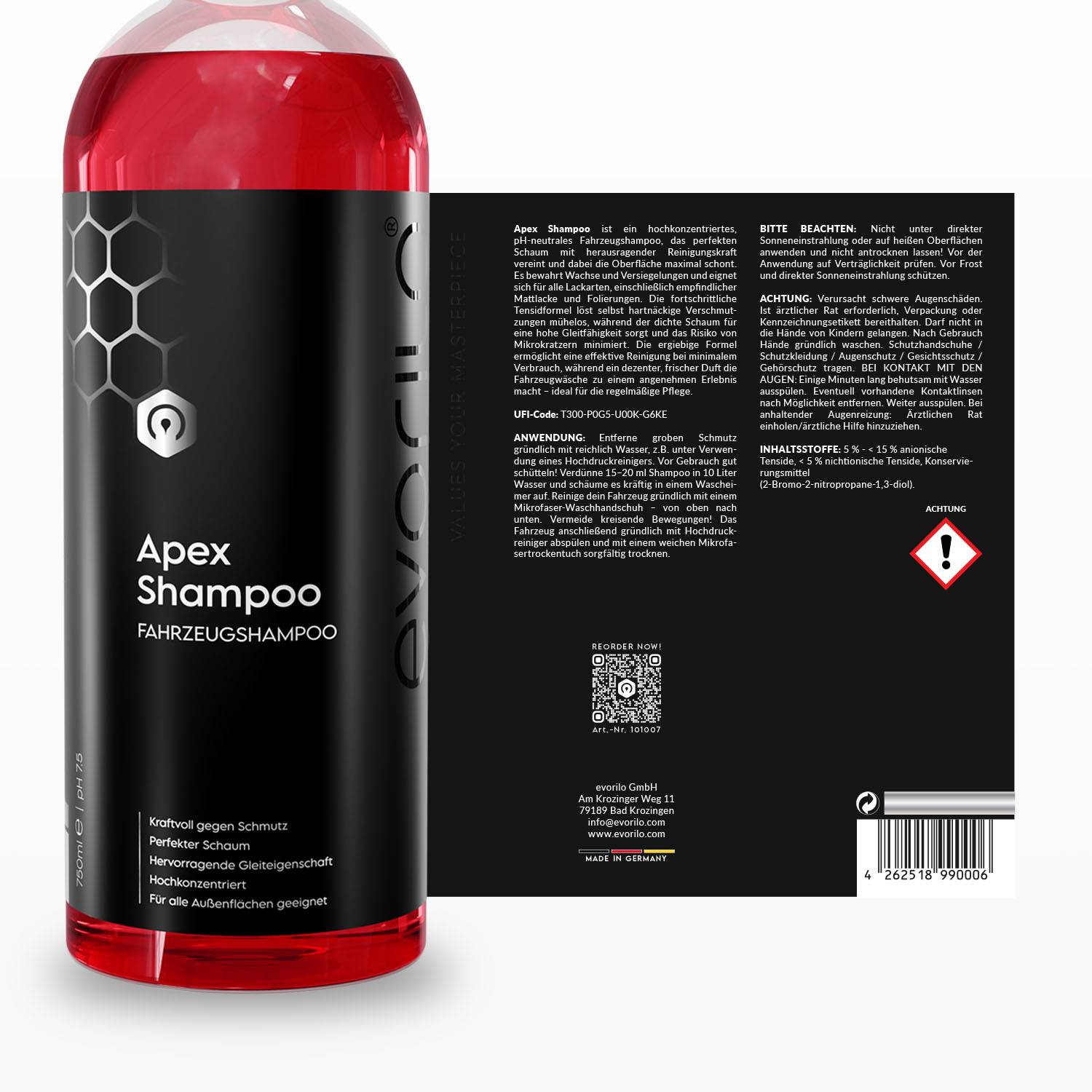 Apex Shampoo - Fahrzeugshampoo