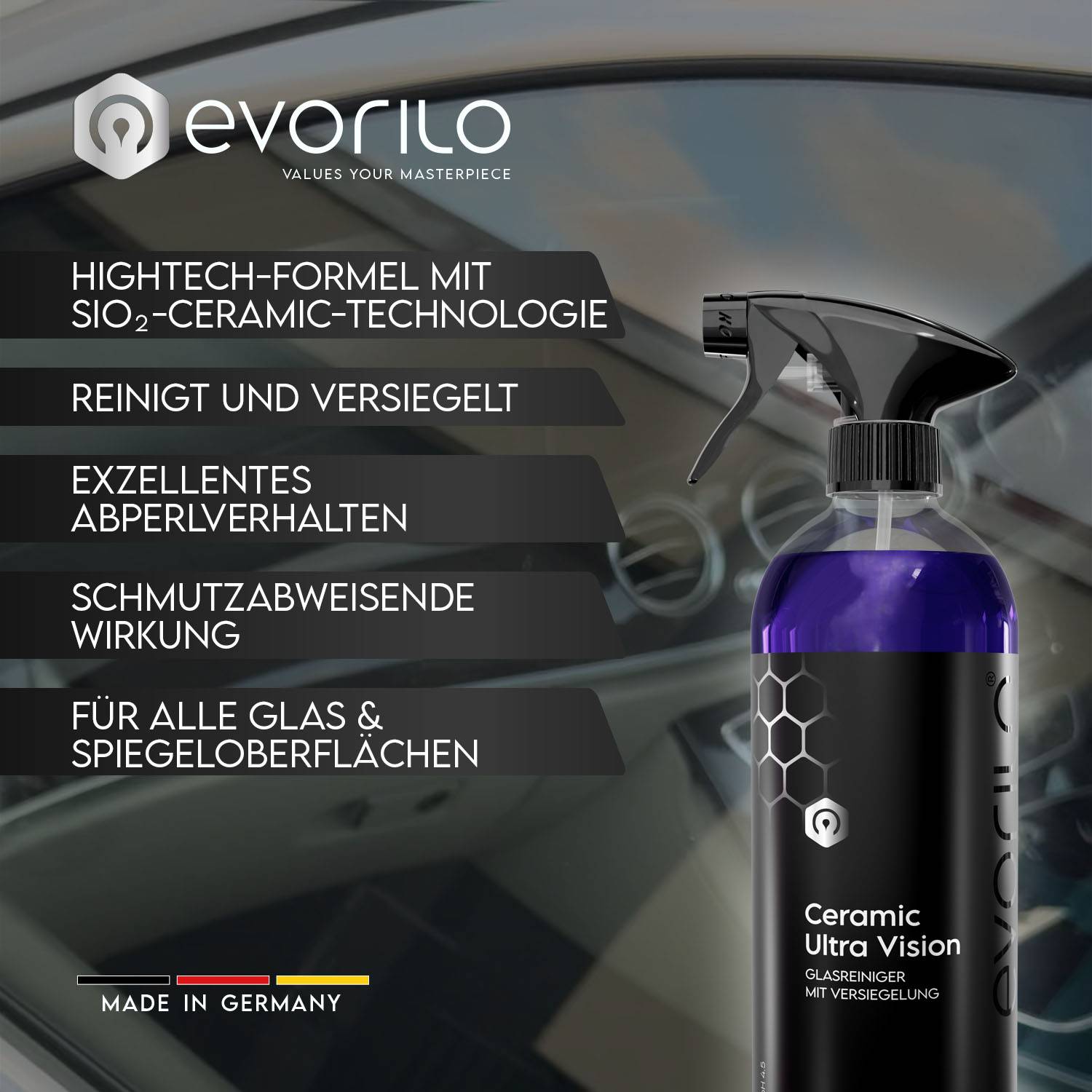 Ceramic Ultra Vision - Glasreiniger mit Versiegelung
