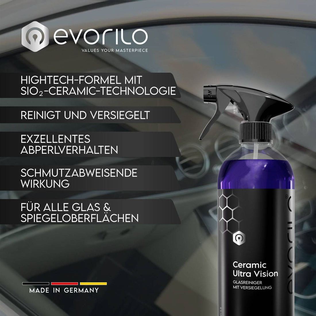 Ceramic Ultra Vision - Glasreiniger mit Versiegelung